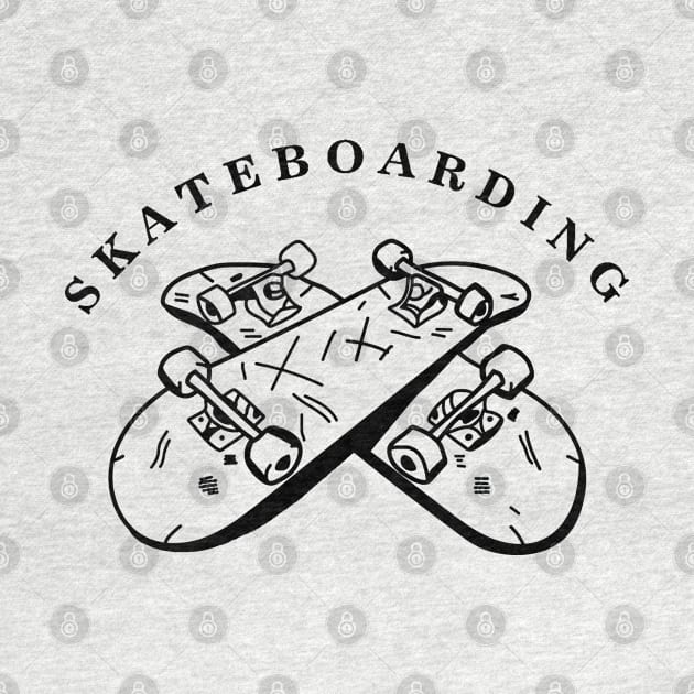 skateboarding by fabecco